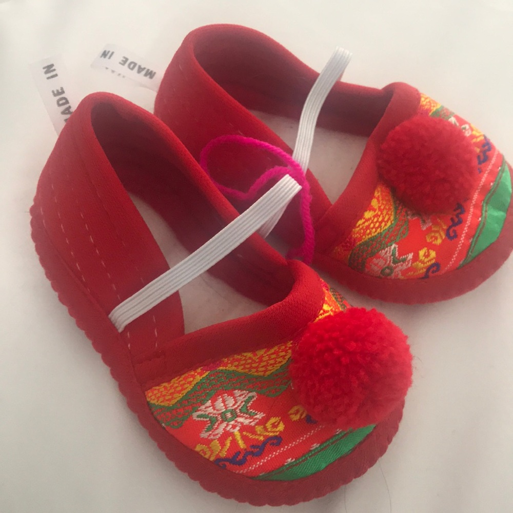 Traditional Thailand baby cloth shoes